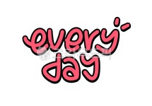 매일, 항상, everyday, 에브리데이, 언제나, 사진,이미지,일러스트,캘리그라피 - 해링링작가 크라우드픽 - 저작권 걱정 없는 상업용 이미지