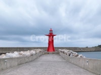 빨간색, 등대, 흐린하늘, 제주도, 쇠소깍, 사진,이미지,일러스트,캘리그라피 - Naicesyel작가 크라우드픽 - 저작권 걱정 없는 상업용 이미지