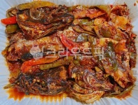 코다리조림, 코다리찜, 생선찜, 찜, 명태조림, 사진,이미지,일러스트,캘리그라피 - 먹방작가 크라우드픽 - 저작권 걱정 없는 상업용 이미지