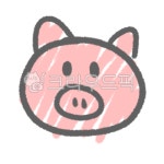 돼지, 동물, 귀여운, 핑크, pig, 사진,이미지,일러스트,캘리그라피 - 뽀잉1작가 크라우드픽 - 저작권 걱정 없는 상업용 이미지