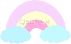 무지개, 파스텔무지개, 감성, 파스텔, 부드러운색감, 사진,이미지,일러스트,캘리그라피 - Mingus작가 크라우드픽 - 저작권 걱정 없는 상업용 이미지