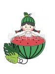 음식, 과일, 수박, watermelon, 수박수영장, 사진,이미지,일러스트,캘리그라피 - nanmaneho작가 크라우드픽 - 저작권 걱정 없는 상업용 이미지