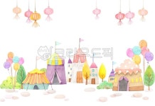 판타지, 서커스, 나무, 테마파크, 놀이동산, 사진,이미지,일러스트,캘리그라피 - 아름다운별작가 크라우드픽 - 저작권 걱정 없는 상업용 이미지