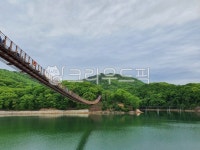 호수, 구름다리, 출렁다리, 섬, 다리, 사진,이미지,일러스트,캘리그라피 - nsom16작가 크라우드픽 - 저작권 걱정 없는 상업용 이미지