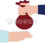 돈받기, 돈, 돈주기, 주기, 받기, 사진,이미지,일러스트,캘리그라피 - cutyangel1004작가 크라우드픽 - 저작권 걱정 없는 상업용 이미지