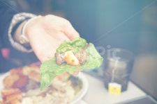 쌈, 먹방, 푸짐, 푸드, 상추, 사진,이미지,일러스트,캘리그라피 - pb이로작가 크라우드픽 - 저작권 걱정 없는 상업용 이미지