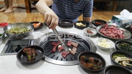 한우, 불판, 상차림, 한식, 고기, 사진,이미지,일러스트,캘리그라피 - shimshim작가 크라우드픽 - 저작권 걱정 없는 상업용 이미지