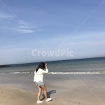 바다, 여자, 인물, 제주도, 홀로여행, 사진,이미지,일러스트,캘리그라피 - Nusyj5799작가 크라우드픽 - 저작권 걱정 없는 상업용 이미지