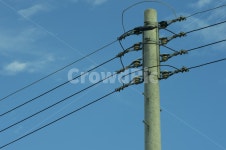 하늘, 구름, 전신주, 전봇대, 푸른하늘, 사진,이미지,일러스트,캘리그라피 - Naturis작가 크라우드픽 - 저작권 걱정 없는 상업용 이미지