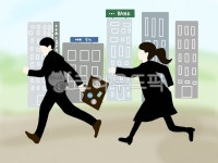 횡령, 횡령일러스트, 남자, 여자, 빌딩, 사진,이미지,일러스트,캘리그라피 - JHSARAH작가 크라우드픽 - 저작권 걱정 없는 상업용 이미지