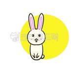 rabbit, 토끼, 달, 새해, 이모티콘, 사진,이미지,일러스트,캘리그라피 - Ttomiming작가 크라우드픽 - 저작권 걱정 없는 상업용 이미지