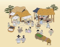 옛장터, 조선시대, 시장, 봇짐, 장터, 사진,이미지,일러스트,캘리그라피 - 디자인그리고작가 크라우드픽 - 저작권 걱정 없는 상업용 이미지