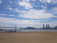 부산, 광안리, 해수욕장, 하늘, 바다, 사진,이미지,일러스트,캘리그라피 - 미니04작가 크라우드픽 - 저작권 걱정 없는 상업용 이미지