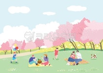 벚꽃, 봄, 소풍, 벚꽃축제, 자연, 사진,이미지,일러스트,캘리그라피 - Raonj5작가 크라우드픽 - 저작권 걱정 없는 상업용 이미지