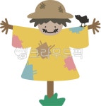 허수아비, 허수아비일러스트, 가을허수아비, 들판허수아비, 허수아비옷, 사진,이미지,일러스트,캘리그라피 - JDesign작가 크라우드픽 - 저작권... 