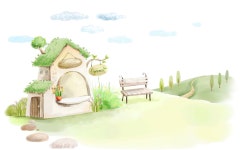 카페, 집, 가게, 벤치, 초원, 사진,이미지,일러스트,캘리그라피 - 아름다운별작가 크라우드픽 - 저작권 걱정 없는 상업용 이미지