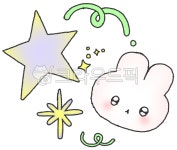 토끼, 별, 토끼얼굴, 귀여운, 일러스트, 사진,이미지,일러스트,캘리그라피 - 보석바작가 크라우드픽 - 저작권 걱정 없는 상업용 이미지
