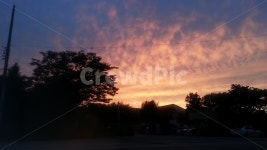 저녁, 붉은노을, 하늘, 노을, 구름, 사진,이미지,일러스트,캘리그라피 - 연필나무작가 크라우드픽 - 저작권 걱정 없는 상업용 이미지