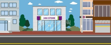 편의점, 수퍼마켓, 거리, 도시, store, 사진,이미지,일러스트,캘리그라피 - asdf6314작가 크라우드픽 - 저작권 걱정 없는 상업용 이미지