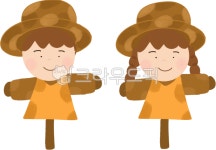 허수아비, 허수아비일러스트, 가을, 가을환경구성, 가을환경구성일러스트, 사진,이미지,일러스트,캘리그라피 - 두두작가 크라우드픽 - 저작권 걱정... 