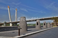 봉수마당, 백석대교, 자전거길, 아라뱃길, 운하, 사진,이미지,일러스트,캘리그라피 - Deep bLUE작가 크라우드픽 - 저작권 걱정 없는 상업용 이미지