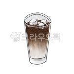 카페라떼, 커피, 카페메뉴, coffee, glass, 사진,이미지,일러스트,캘리그라피 - 딸기솜사탕맛우유작가 크라우드픽 - 저작권 걱정 없는 상업용... 