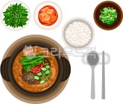 추어탕, 보양식, 뚝배기, 국물, 복날, 사진,이미지,일러스트,캘리그라피 - HannaJ작가 크라우드픽 - 저작권 걱정 없는 상업용 이미지