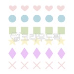 도형, 패턴, 하트, 동그라미, 네모, 사진,이미지,일러스트,캘리그라피 - Yh2작가 크라우드픽 - 저작권 걱정 없는 상업용 이미지