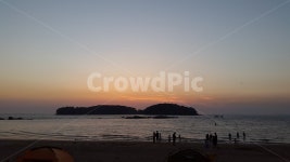 석양, 바다, 서해, 무창포, 노을, 사진,이미지,일러스트,캘리그라피 - 도깨비작가 크라우드픽 - 저작권 걱정 없는 상업용 이미지