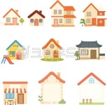 집, 하우스, 집요소, 집일러스트, 보금자리, 사진,이미지,일러스트,캘리그라피 - yep23작가 크라우드픽 - 저작권 걱정 없는 상업용 이미지