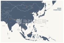 지도, 아시아지도, 아시아, 맵, 동해, 사진,이미지,일러스트,캘리그라피 - tunasalmon작가 크라우드픽 - 저작권 걱정 없는 상업용 이미지