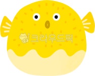 복어, 생선, 바다, 물고기, 캐릭터, 사진,이미지,일러스트,캘리그라피 - 미리리작가 크라우드픽 - 저작권 걱정 없는 상업용 이미지