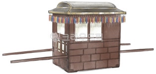 가마, 탈것, 고려, 조선, 행차, 사진,이미지,일러스트,캘리그라피 - 이레나 lena Lee작가 크라우드픽 - 저작권 걱정 없는 상업용 이미지