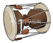 장구, 장구일러스트, 장구png, 사물놀이, 국악, 사진,이미지,일러스트,캘리그라피 - 으는작가 크라우드픽 - 저작권 걱정 없는 상업용 이미지
