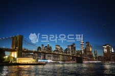 뉴욕, 뉴욕맨하탄야경, 뉴욕스카이라인, 브루클린브릿지, 뉴욕야경, 사진,이미지,일러스트,캘리그라피 - 오숭키작가 크라우드픽 - 저작권 걱정... 