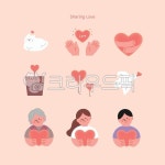 사랑, 기부, 하트, 나눔, 따뜻한, 사진,이미지,일러스트,캘리그라피 - CYL작가 크라우드픽 - 저작권 걱정 없는 상업용 이미지