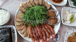 새우, 전복, 문어, 새우장, 전복장, 사진,이미지,일러스트,캘리그라피 - 슈퍼모덜2작가 크라우드픽 - 저작권 걱정 없는 상업용 이미지