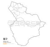 동구, 지도, 백지도, 동구지도, 동구행정구역, 사진,이미지,일러스트,캘리그라피 - 웃음마법작가 크라우드픽 - 저작권 걱정 없는 상업용 이미지