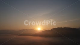 일출, 해뜰때, 해, 자연, 풍경, 사진,이미지,일러스트,캘리그라피 - 뭉게구름22작가 크라우드픽 - 저작권 걱정 없는 상업용 이미지