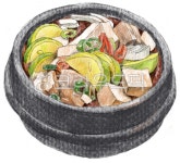 뚝배기, 찌개, 저녁, 한식, 집밥, 사진,이미지,일러스트,캘리그라피 - 142faesy작가 크라우드픽 - 저작권 걱정 없는 상업용 이미지