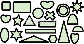 도형, 세모, 네모, 동그라미, 별, 사진,이미지,일러스트,캘리그라피 - 오늘도일러스트작가 크라우드픽 - 저작권 걱정 없는 상업용 이미지