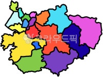 경기남부, 경기, 경기도, 지도, 우리나라, 사진,이미지,일러스트,캘리그라피 - OneJ작가 크라우드픽 - 저작권 걱정 없는 상업용 이미지