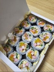음식, food, 김밥, 노랑체크, 마음, 사진,이미지,일러스트,캘리그라피 - 썬123작가 크라우드픽 - 저작권 걱정 없는 상업용 이미지