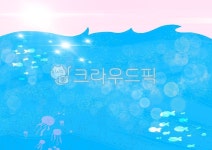바다, 바다속일러스트, 동화같은바다, 물속, 바다일러스트, 사진,이미지,일러스트,캘리그라피 - Nwkrrkrkehldi작가 크라우드픽 - 저작권 걱정... 