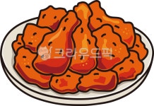 양념치킨, 닭튀김, 닭, 튀김, 치킨, 사진,이미지,일러스트,캘리그라피 - 예소나봄작가 크라우드픽 - 저작권 걱정 없는 상업용 이미지