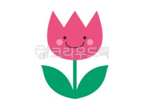 튤립, 꽃, 분홍튤립, 분홍꽃, 유치원, 사진,이미지,일러스트,캘리그라피 - bootan작가 크라우드픽 - 저작권 걱정 없는 상업용 이미지