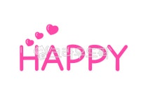 해피, 행복, 기쁨, happy, 하트, 사진,이미지,일러스트,캘리그라피 - olivemango작가 크라우드픽 - 저작권 걱정 없는 상업용 이미지