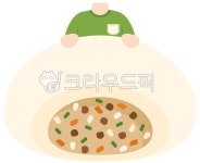 호빵, 호빵일러스트, 찐빵, 찐빵일러스트, 간식, 사진,이미지,일러스트,캘리그라피 - 물 결작가 크라우드픽 - 저작권 걱정 없는 상업용 이미지