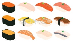 초밥, 일식, 연어, 장어, 성게알, 사진,이미지,일러스트,캘리그라피 - PINS작가 크라우드픽 - 저작권 걱정 없는 상업용 이미지