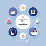 노트북, 공장, 기계, 네트워크, 인포그래픽, 사진,이미지,일러스트,캘리그라피 - DAWOOL작가 크라우드픽 - 저작권 걱정 없는 상업용 이미지